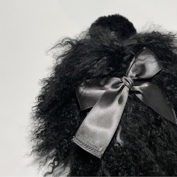 UGG Classic Coquette Mongolian Black SLIPPERS - WOMEN'S - Picture 3 of 5